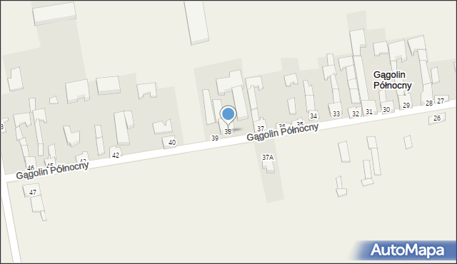 Gągolin Północny, Gągolin Północny, 38, mapa Gągolin Północny