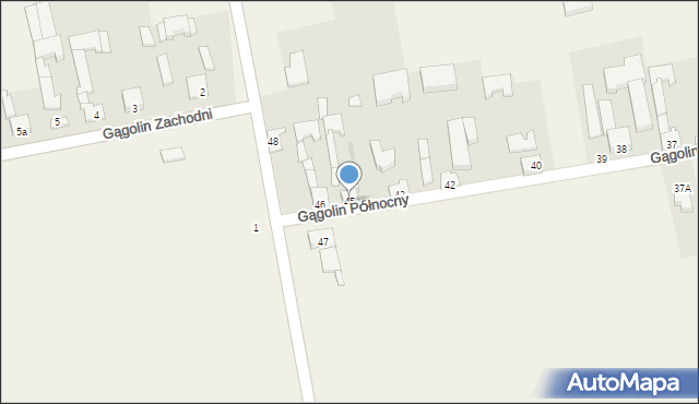 Gągolin Północny, Gągolin Północny, 45, mapa Gągolin Północny