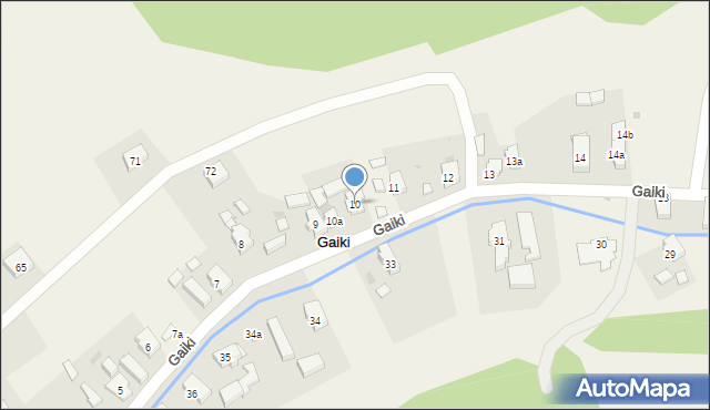 Gaiki, Gaiki, 10, mapa Gaiki