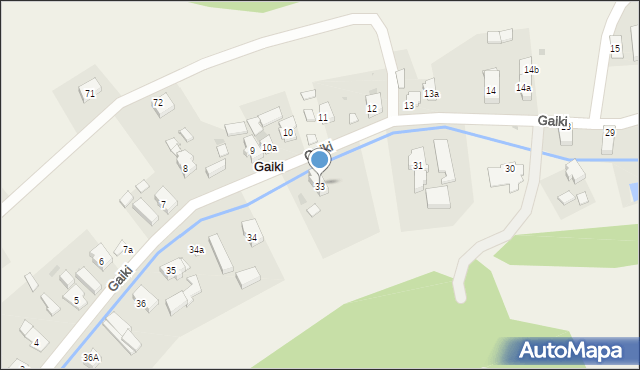 Gaiki, Gaiki, 33, mapa Gaiki