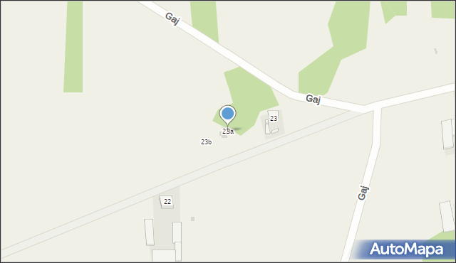 Gaj, Gaj, 23a, mapa Gaj