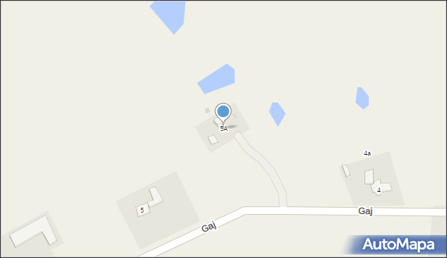 Gaj, Gaj, 5A, mapa Gaj