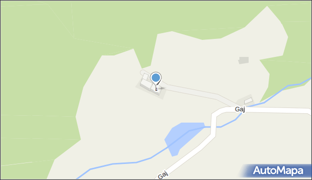Gaj, Gaj, 4, mapa Gaj