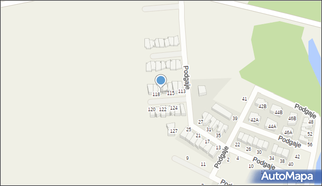 Gaj, Gaj, 117, mapa Gaj