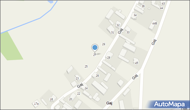 Gaj, Gaj, 27, mapa Gaj