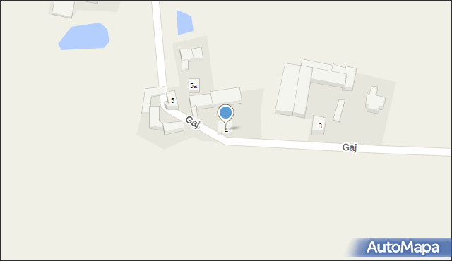 Gaj, Gaj, 4, mapa Gaj