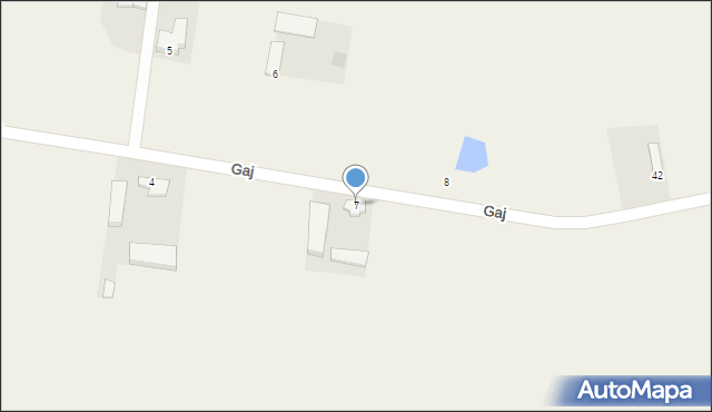 Gaj, Gaj, 7, mapa Gaj