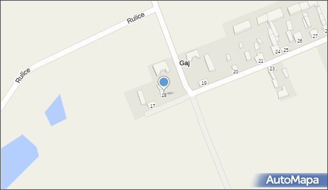 Gaj, Gaj, 18, mapa Gaj