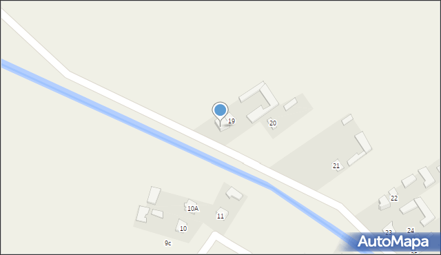 Gaj Gruszczański, Gaj Gruszczański, 19A, mapa Gaj Gruszczański