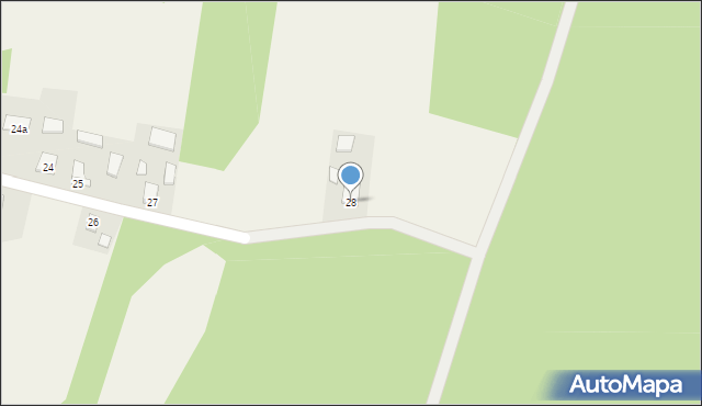 Gaj Koniemłocki, Gaj Koniemłocki, 28, mapa Gaj Koniemłocki