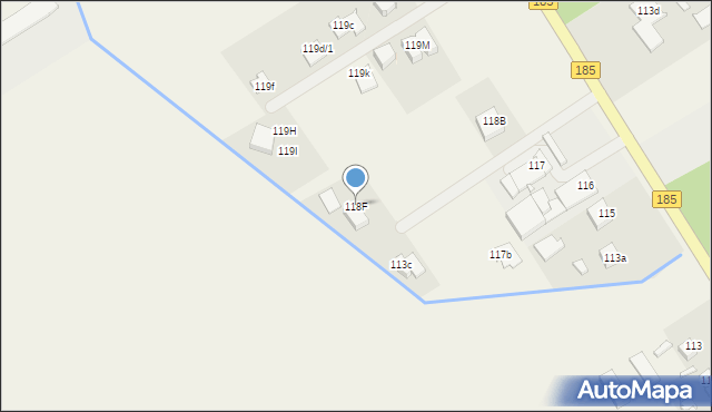 Gaj Mały, Gaj Mały, 118F, mapa Gaj Mały