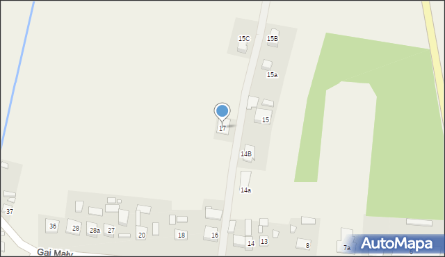Gaj Mały, Gaj Mały, 17, mapa Gaj Mały
