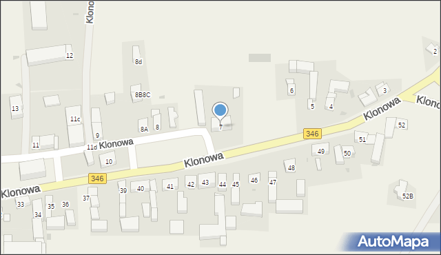 Gaj Oławski, Gaj Oławski, 7, mapa Gaj Oławski