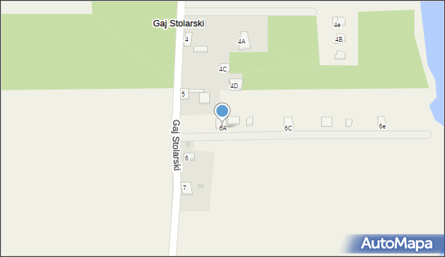 Gaj Stolarski, Gaj Stolarski, 6A, mapa Gaj Stolarski