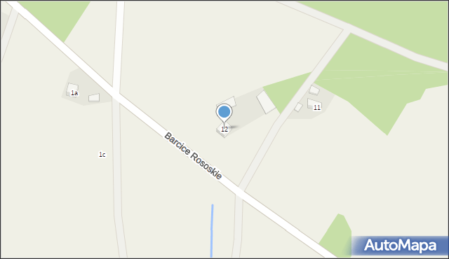 Gaj Żelechowski, Gaj Żelechowski, 12, mapa Gaj Żelechowski