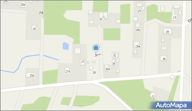 Gaj Żelechowski, Gaj Żelechowski, 29, mapa Gaj Żelechowski