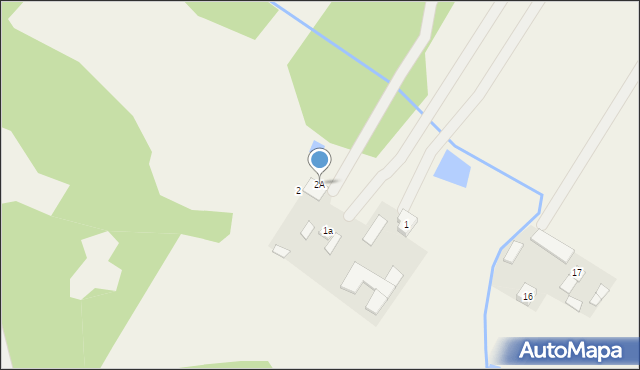 Gaj Żelechowski, Gaj Żelechowski, 2A, mapa Gaj Żelechowski