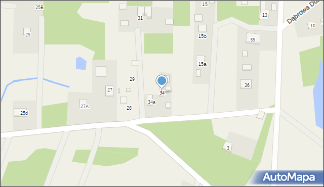 Gaj Żelechowski, Gaj Żelechowski, 34, mapa Gaj Żelechowski