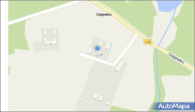 Gajewko, Gajewko, 3, mapa Gajewko