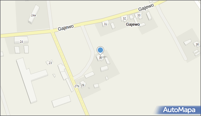 Gajewo, Gajewo, 30, mapa Gajewo