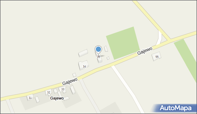 Gajewo, Gajewo, 35, mapa Gajewo