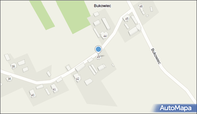 Gajewo, Gajewo, 43, mapa Gajewo