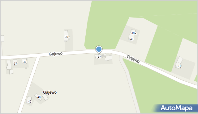 Gajewo, Gajewo, 47, mapa Gajewo