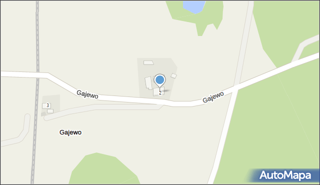 Gajewo, Gajewo, 2, mapa Gajewo