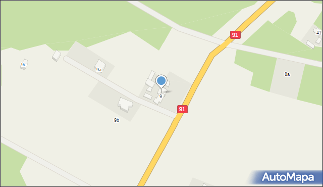 Gajewo, Gajewo, 9d, mapa Gajewo