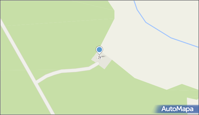 Gajewo, Gajewo-Zabudowania, 24, mapa Gajewo