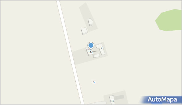 Gajewo, Gajewo, 8a, mapa Gajewo