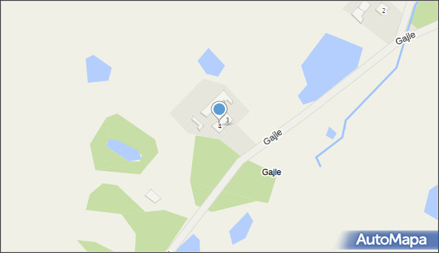 Gajle, Gajle, 4, mapa Gajle