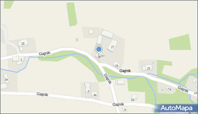 Gajnik, Gajnik, 28, mapa Gajnik