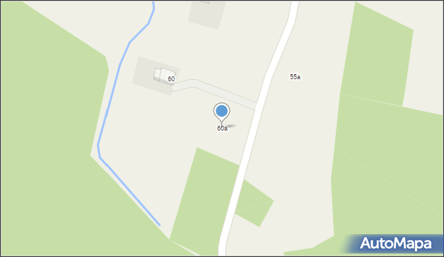 Gajówka, Gajówka, 60a, mapa Gajówka