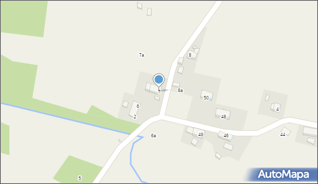 Gajówka, Gajówka, 7, mapa Gajówka