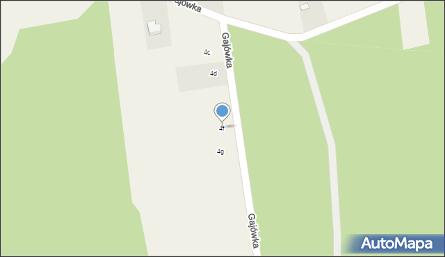 Gajówka, Gajówka, 4f, mapa Gajówka