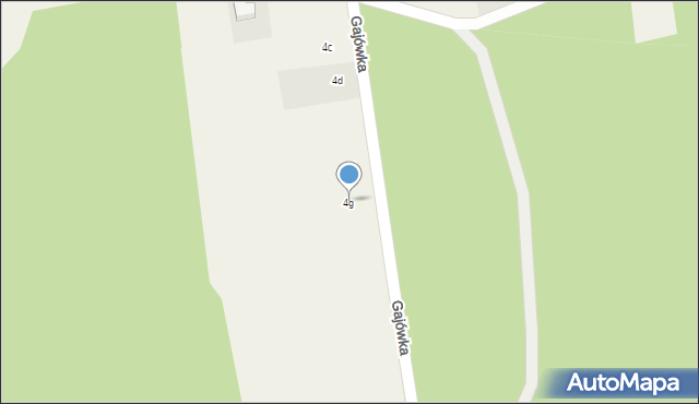 Gajówka, Gajówka, 4g, mapa Gajówka