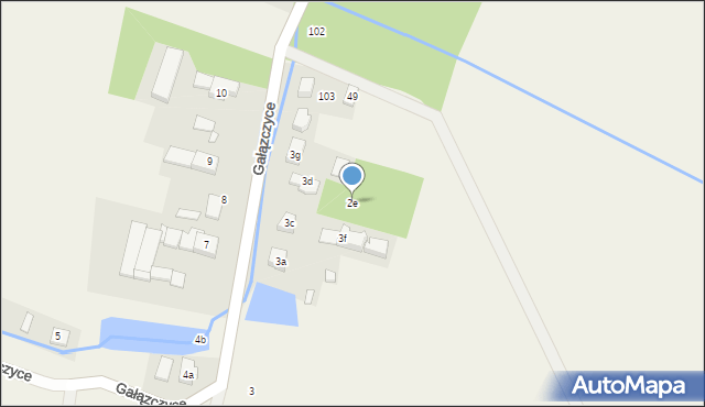 Gałązczyce, Gałązczyce, 2e, mapa Gałązczyce