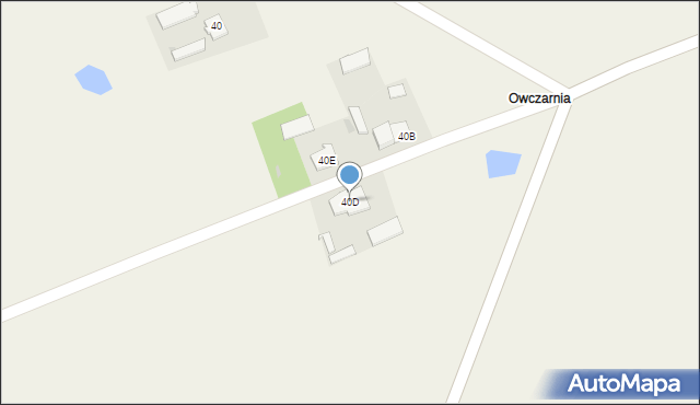 Gałdowo, Gałdowo, 40D, mapa Gałdowo