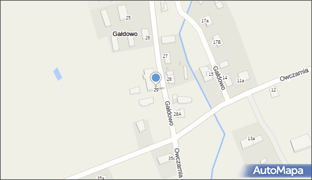 Gałdowo, Gałdowo, 29, mapa Gałdowo