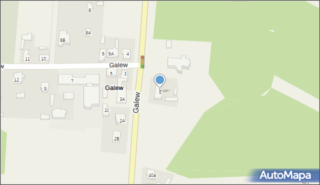 Galew, Galew, 2, mapa Galew