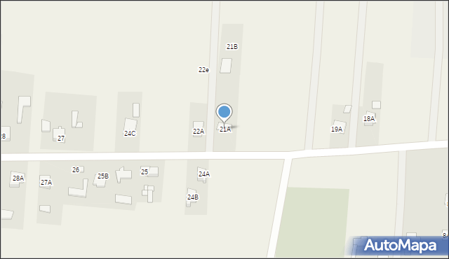 Galew, Galew, 21A, mapa Galew