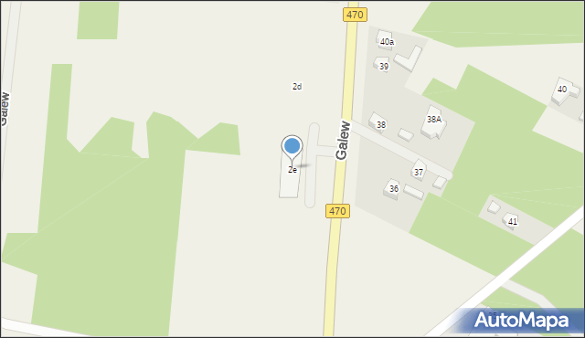 Galew, Galew, 2e, mapa Galew