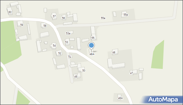 Galew, Galew, 51A, mapa Galew