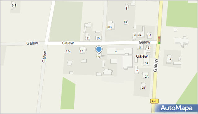 Galew, Galew, 9, mapa Galew