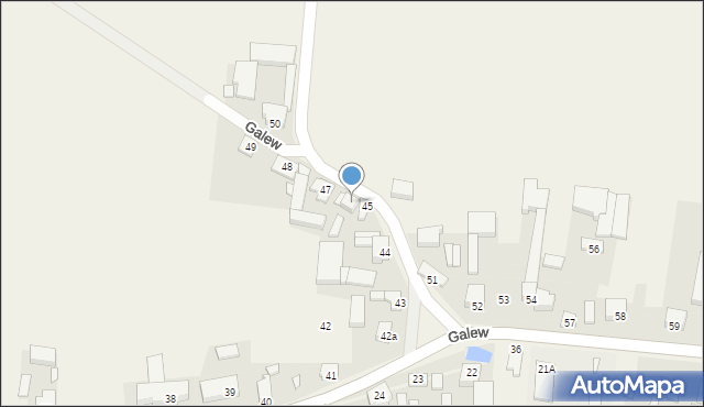Galew, Galew, 46, mapa Galew