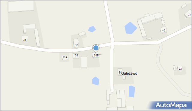 Gałęzewice, Gałęzewice, 38B, mapa Gałęzewice