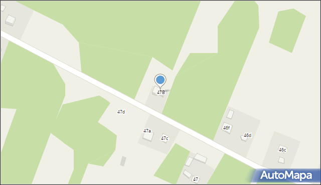 Gałęzice, Gałęzice, 47B, mapa Gałęzice