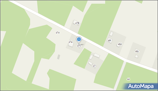 Gałęzice, Gałęzice, 47c, mapa Gałęzice