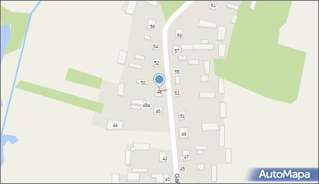 Gałki, Gałki, 48, mapa Gałki